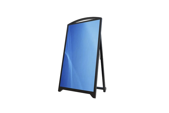 indoor chargeable lcd poster