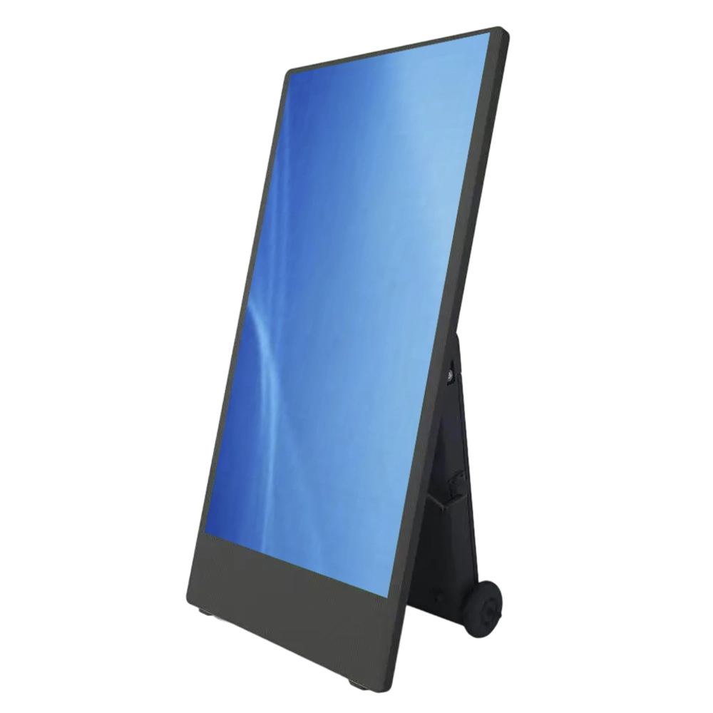 outdoor chargeable lcd poster