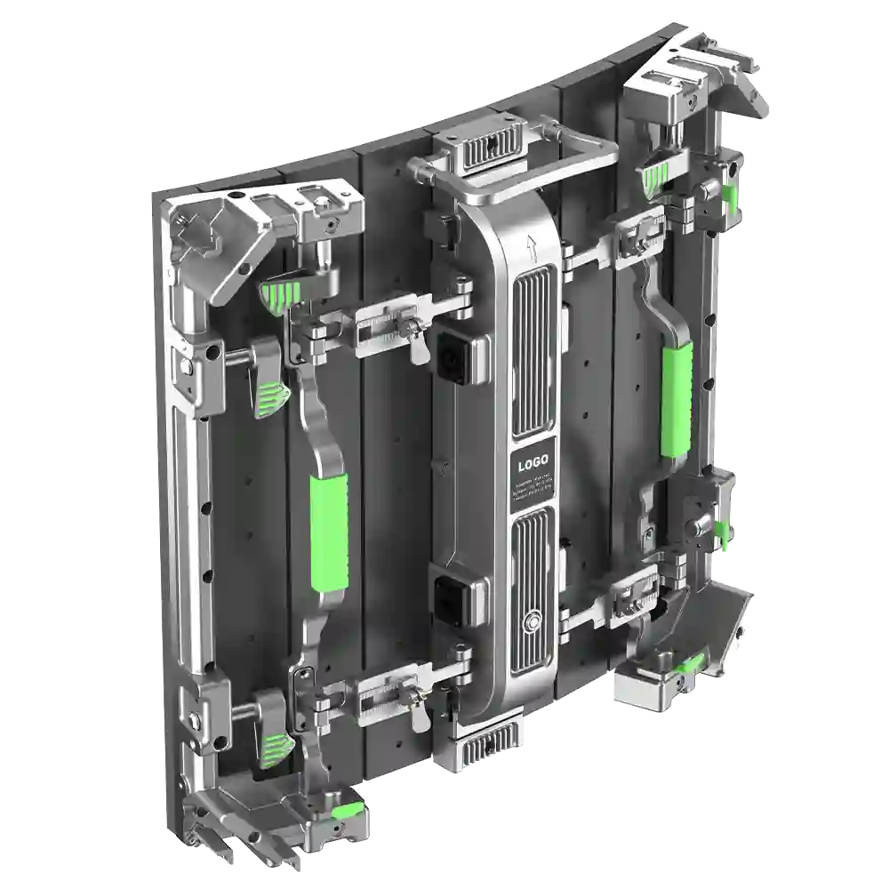 30 degree flexible led rental cabinet