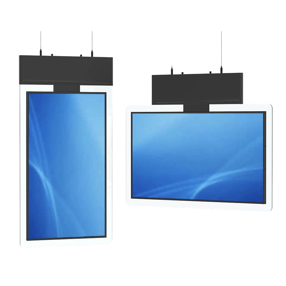 glass-frame double-sided window display