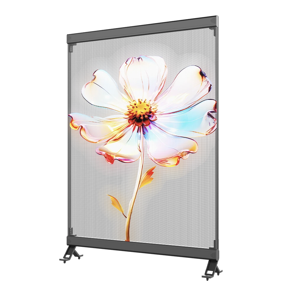 floor standing led holographic screen